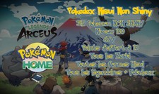 Légendes Pokémon Arceus : Pokedex Hisui 312 Pokemon NON SHINY 