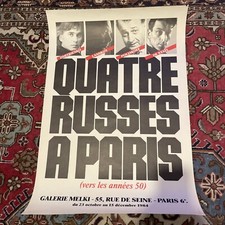 4 Peintres Russes À Paris Vers Les Années 50 Galerie MELKI PARIS  1977 BE RARE !