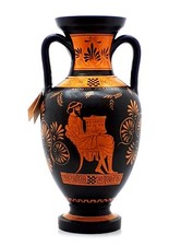 Ancien vase grec figurine