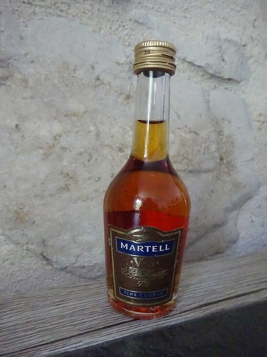 Mignonnette bouteille martell - bouteille,