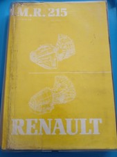 Renault MR 215 manuel