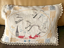 Linge ancien Lin  Broderie