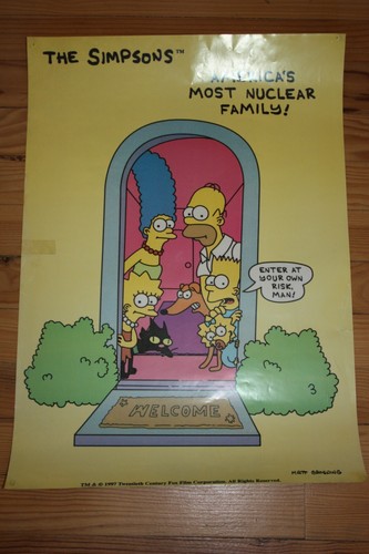 Affiche les simpsons - simpsons, 1997