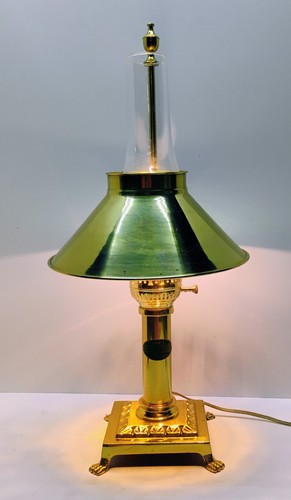 Vintage brass table lamp - brass,