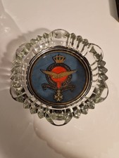 CENDRIER MILITAIRE FORCE AÉRIENNE ROYALE PAYS BAS AIGLE AVION MEDAILLE CROIX