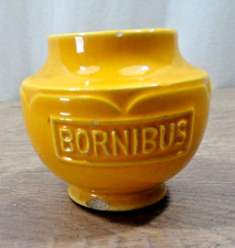 Ancien Pot à moutarde jaune