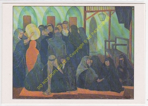 Tableau emile bernard - emile, fête