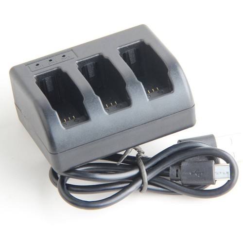Batterie triple chargeur pour - batterie,
