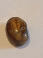 Pierre semi précieuse, oeil de tigre,  ovale, environ 11,80 carats 2,36gr52