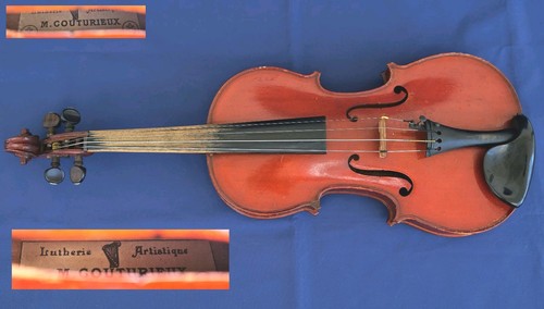 Violon couturieux à - 3/4, m.