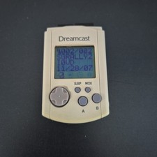 VMU Sega Dreamcast HKT-7000 Vintage Retrogaming Testé Piles NEUVES