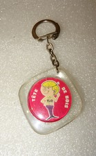 PORTE CLE PORTE CLEFS ORTF (radio télévision française) AGE TENDRE ET TÊTE BOIS