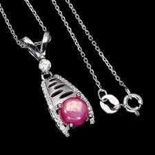 925 Collier en Argent Fin Rond