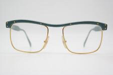 Lunettes Vintage Robert La Roche 61 Bleu Or Ovales Monture