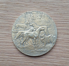Médaille en argent-vermeil de l'exposition canine de La Roche-sur-Yon de 1903