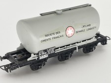 CPMR ÉCHELLE HO WAGON CITERNE SOCIÉTÉ DES CIMENTS FRANÇAIS A TROIS ESSIEUX  +++