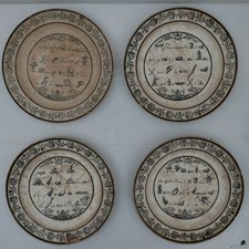 Assiettes Rébus Faïence