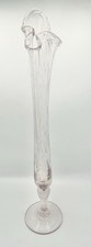 Vase soliflore en verre bullé