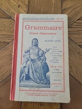 Grammaire Cours Elementaire Par Claude Augé Tbe  