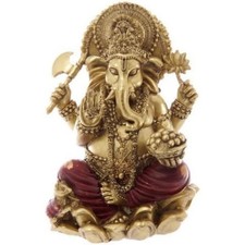 Statue Ganesh Rouge 16 cm