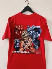Vintage 2000 Y2K Dragon Ball Z Licensed T-shirt Red