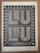Publicité 1930 Biscuits LU