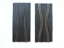 2 Rails pour circuit de voiture électrique Jouef 2ème génération ref 312 noir 