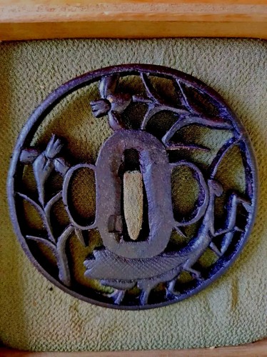 Tsuba sukashi sabre japonais - tsuba,