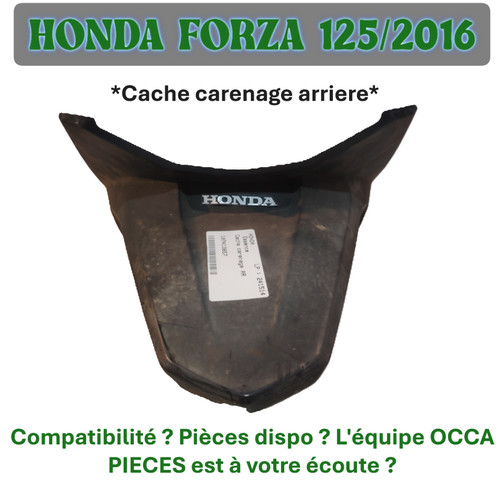 Cache carenage arriere honda - carenage,