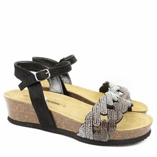 SANDALES COMPENSÉES EN LIÈGE VALLEVERDE SEMELLE EXTRA SOUPLE