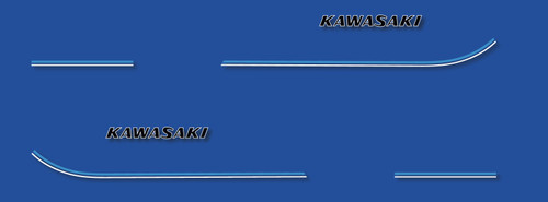 Kawasaki 125 stickers - kh,