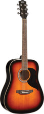 GUITARE ACOUSTIQUE EKO RANGER 6 BWN Dreadnought Brown Sunburst