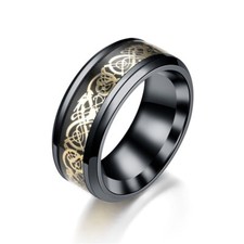 ANNEAU BAGUE VIKING EN TITANE