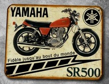 plaque metal vintage Yamaha