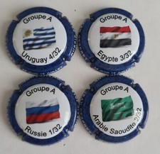Capsules de champagne Despret coupe du monde foot 2018 groupe A. TD