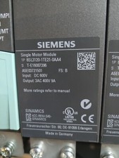 6SL3120-1TE21-0AA4 SINGLE MOTOR MODULE SIEMENS