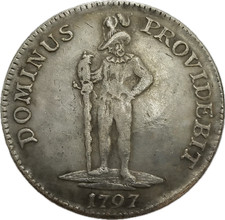 Médaille commémorative Berne "DOMINUS PROVIDEBIT" 1797 -