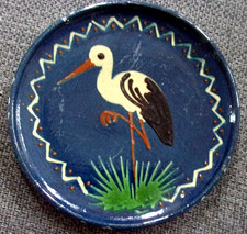 Assiette à la cigogne en