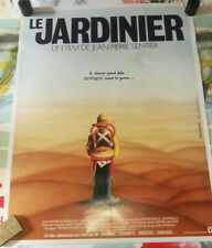 AFFICHE CINEMA FILM LE JARDINIER JEAN PIERRE SENTIER 1980