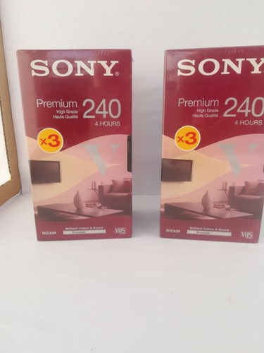 Vhs cassettes sony - 6, premium