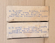 PAIR VT231 6SN7 RAYTHEON NIB