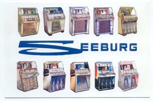 Seeburg jukebox advertising - jukebox,