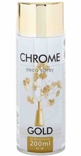 1 Bombe peinture effet chrome OR GOLD effet miroir spray aérosol 200 ml