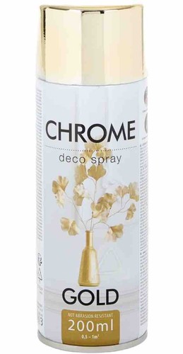 Bombe peinture effet chrome - 1,