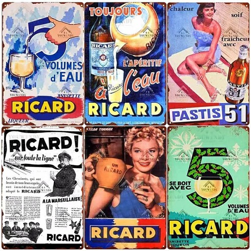 Panneau publicitaire ricard - panneau,