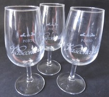 Lot 3 verres publicitaires à Porto Vasconcellos  Vintage