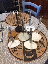 Lot 7 Supports stand métal  Poupée BARBIE KEN FRANCIE MATTEL Jouet Doll -Vintage