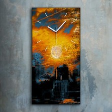 Horloge décorative sur toile