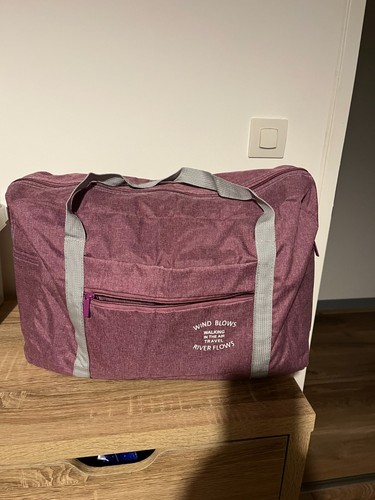 Sac voyage cabine mauve - voyage, "cabine"