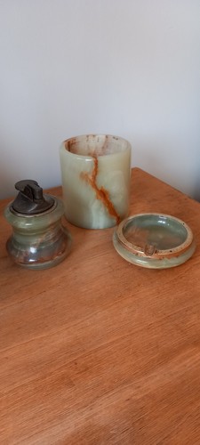 Ensemble marbre cendrier - ensemble, en